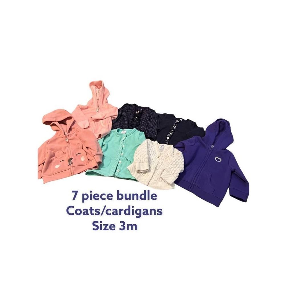 7 piece bundle • Girls • Coats/cardigansSize 3m Baby• Carters #K895
